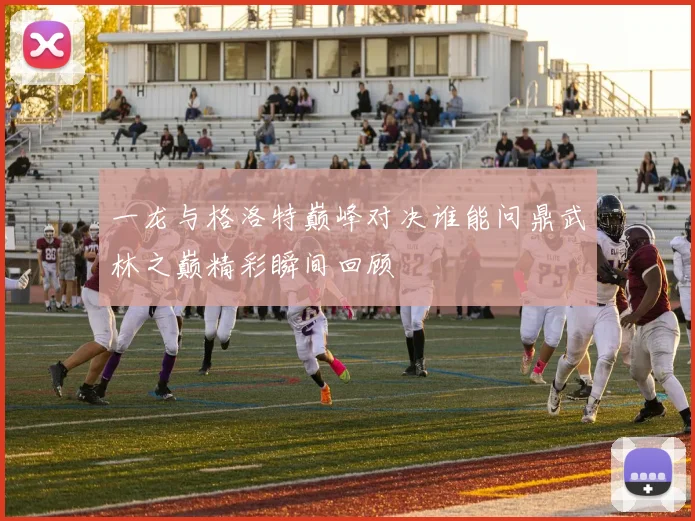 一龙与格洛特巅峰对决谁能问鼎武林之巅精彩瞬间回顾